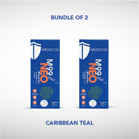 B2F2- M99 NEO Respirator (Caribbean Teal)
