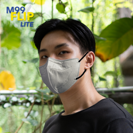 M99 FLIP Lite Surgical Face Mask (Sand Grey)