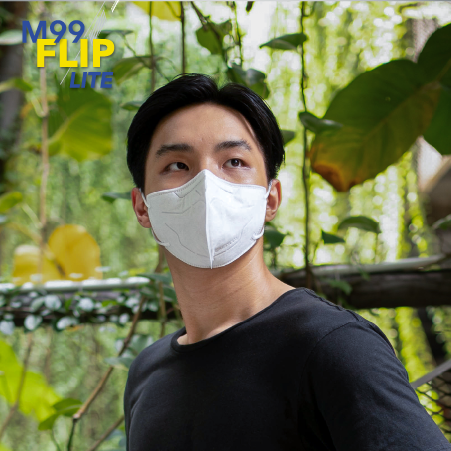 M99 FLIP Lite Surgical Face Mask (White)