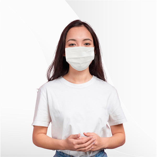 3 ply Sub Micron Surgical Face Mask (Just White)