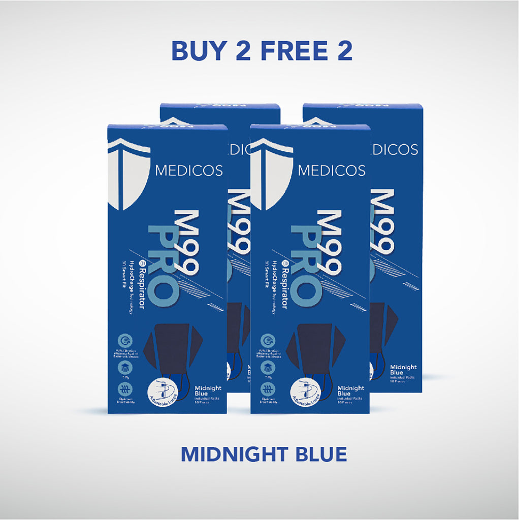 Buy 2 Free 2 - M99 PRO Respirator (Midnight Blue)