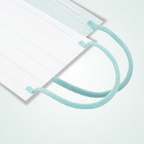 MEDICOS 4-ply HydroCharge™ Surgical Face Mask - Regular Fit