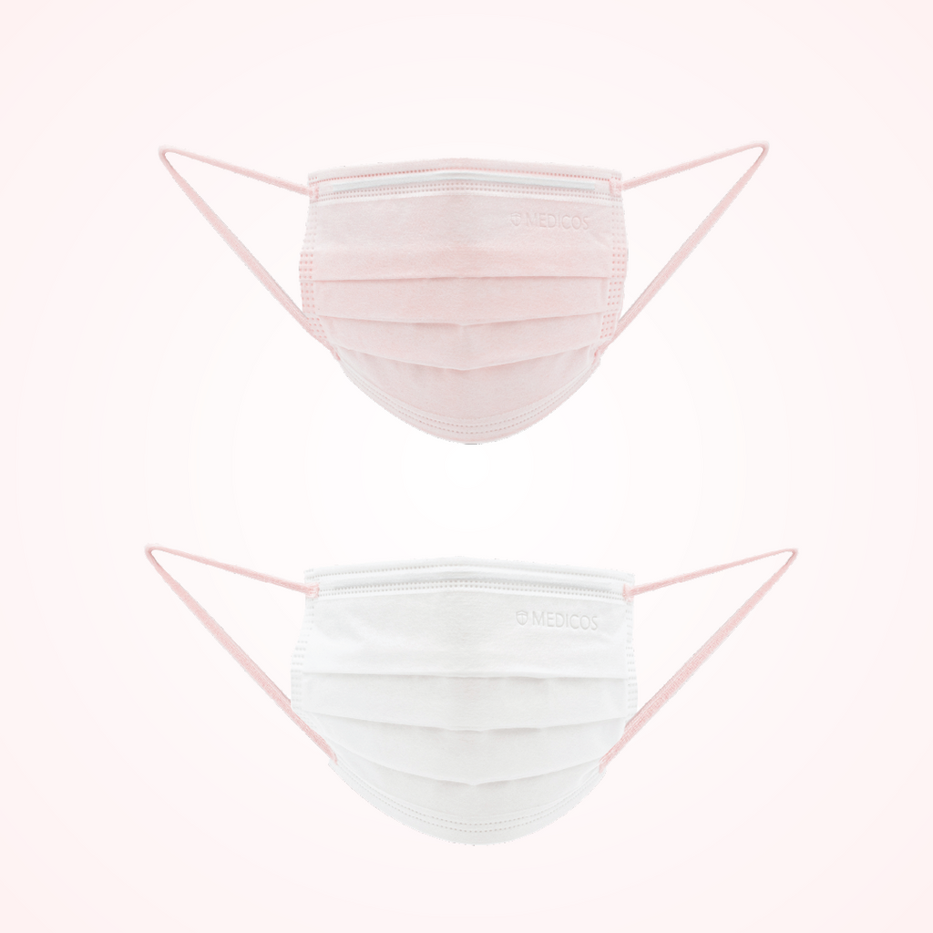 MEDICOS 4-ply HydroCharge™ Surgical Face Mask - Regular Fit