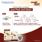MEDICOS Cough Relief Herbal Patches [6 pcs/box]
