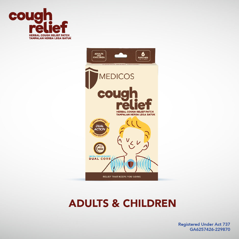 MEDICOS Cough Relief Herbal Patches [6 pcs/box]
