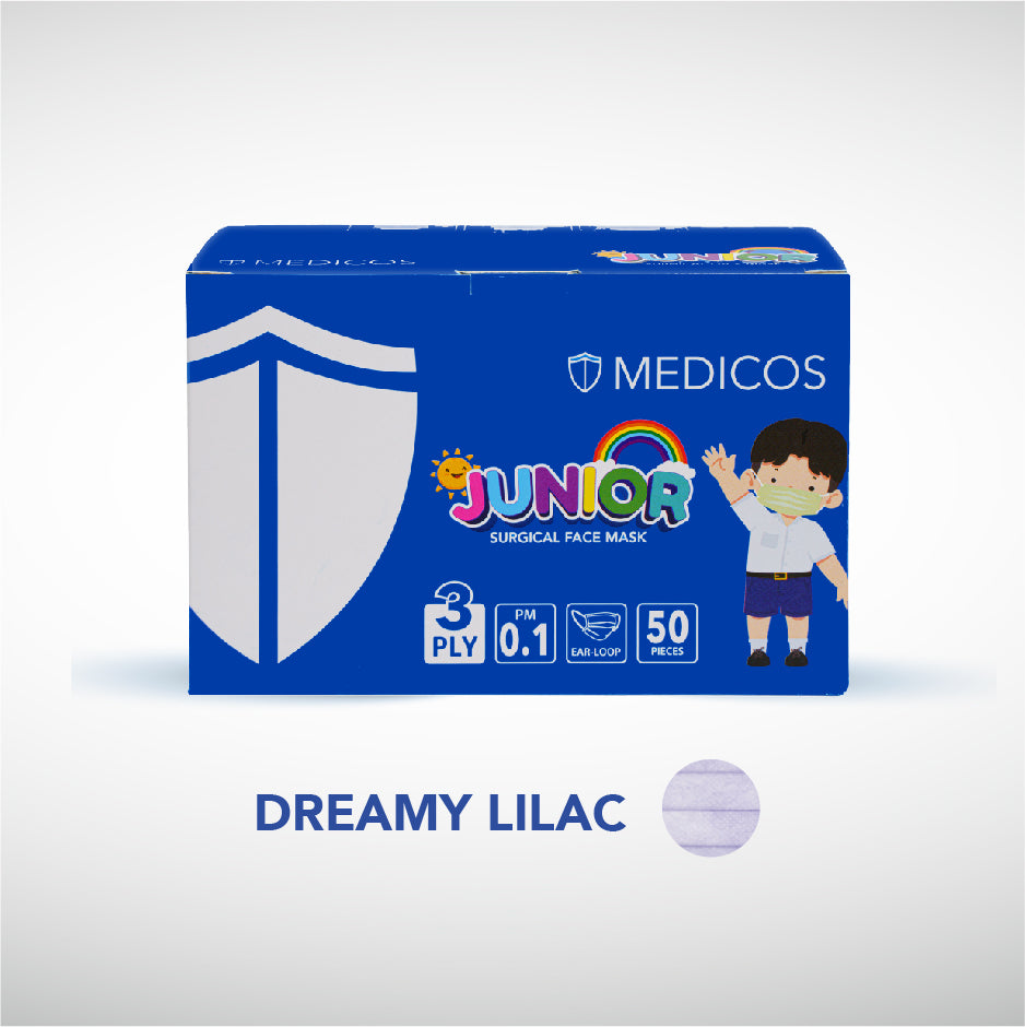 3 Ply Junior Sub Micron Surgical Mask (Dreamy Lilac)