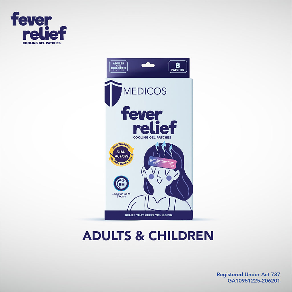 MEDICOS Fever Relief Patch Adults & Children 8s