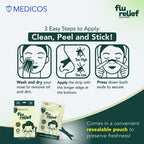 Free MEDICOS Flu Relief Nasal Strips [2 pcs/ pack]