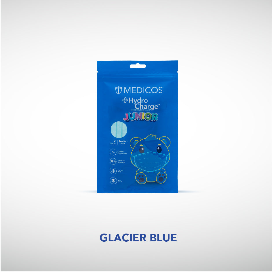 MEDICOS 4-ply HydroCharge™ Surgical Face Mask - Junior Fit