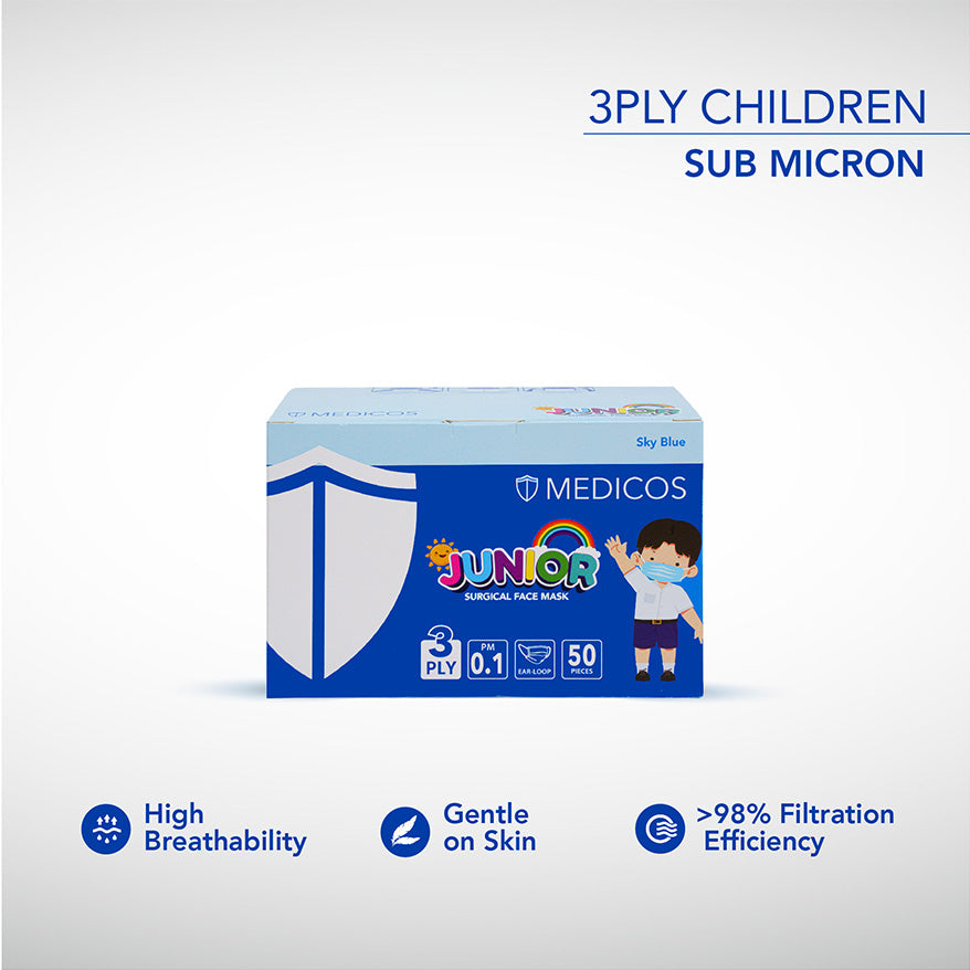 MEDICOS 3-ply Surgical Face Mask - Junior