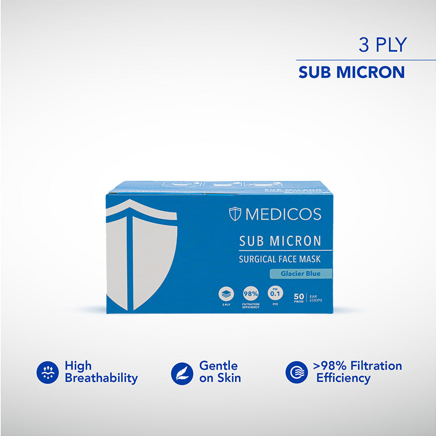 MEDICOS 3-ply Surgical Face Mask - Adult