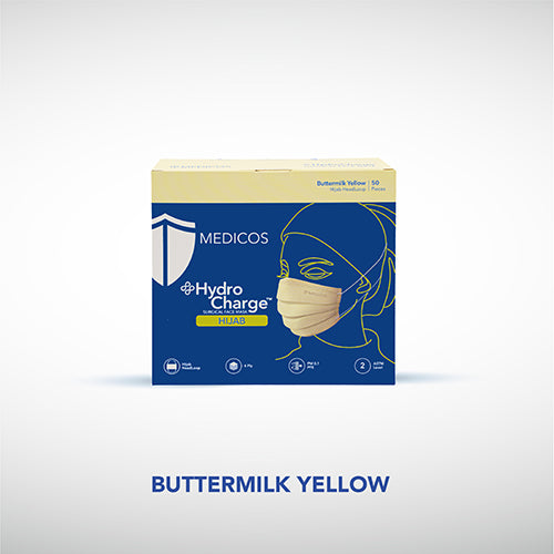 MEDICOS 4-ply HydroCharge™ Surgical Face Mask - Hijab