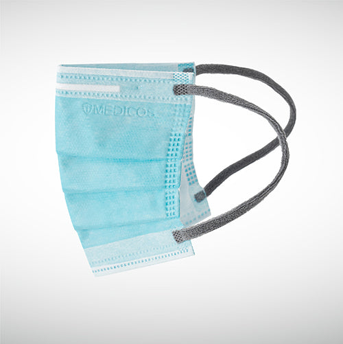 MEDICOS 4-ply HydroCharge™ Surgical Face Mask - Junior