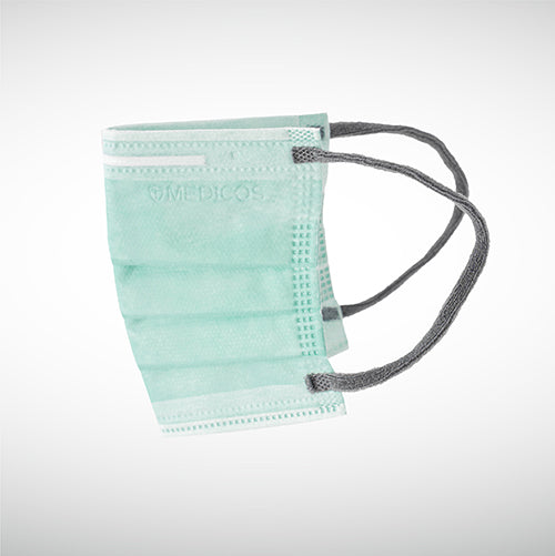 MEDICOS 4-ply HydroCharge™ Surgical Face Mask - Junior
