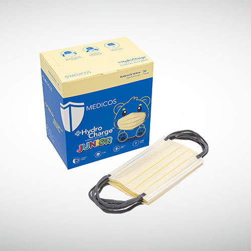 MEDICOS 4-ply HydroCharge™ Surgical Face Mask - Junior