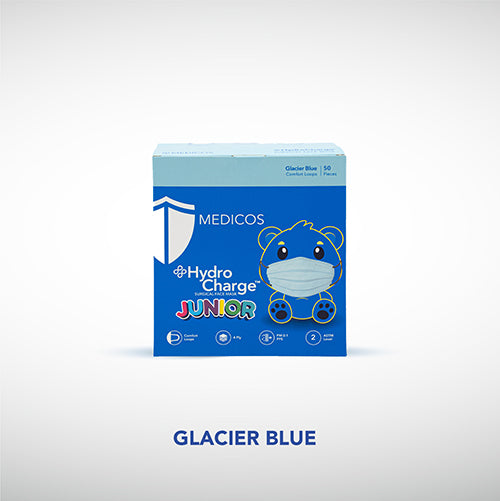 MEDICOS 4-ply HydroCharge™ Surgical Face Mask - Junior