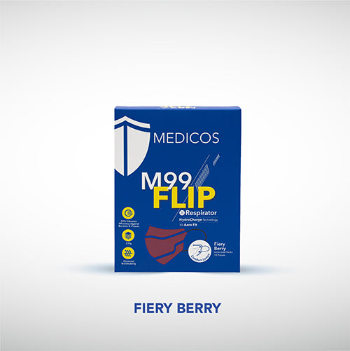 M99 FLIP Respirator (Fiery Berry)
