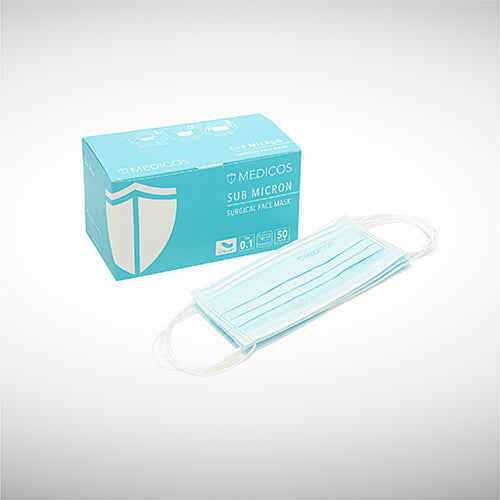 MEDICOS 4-ply Ultra Soft Surgical Face Mask - Adult