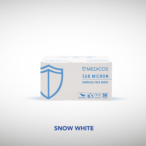 MEDICOS 4-ply Ultra Soft Surgical Face Mask - Adult