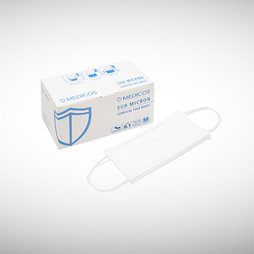 MEDICOS 4-ply Ultra Soft Surgical Face Mask - Adult
