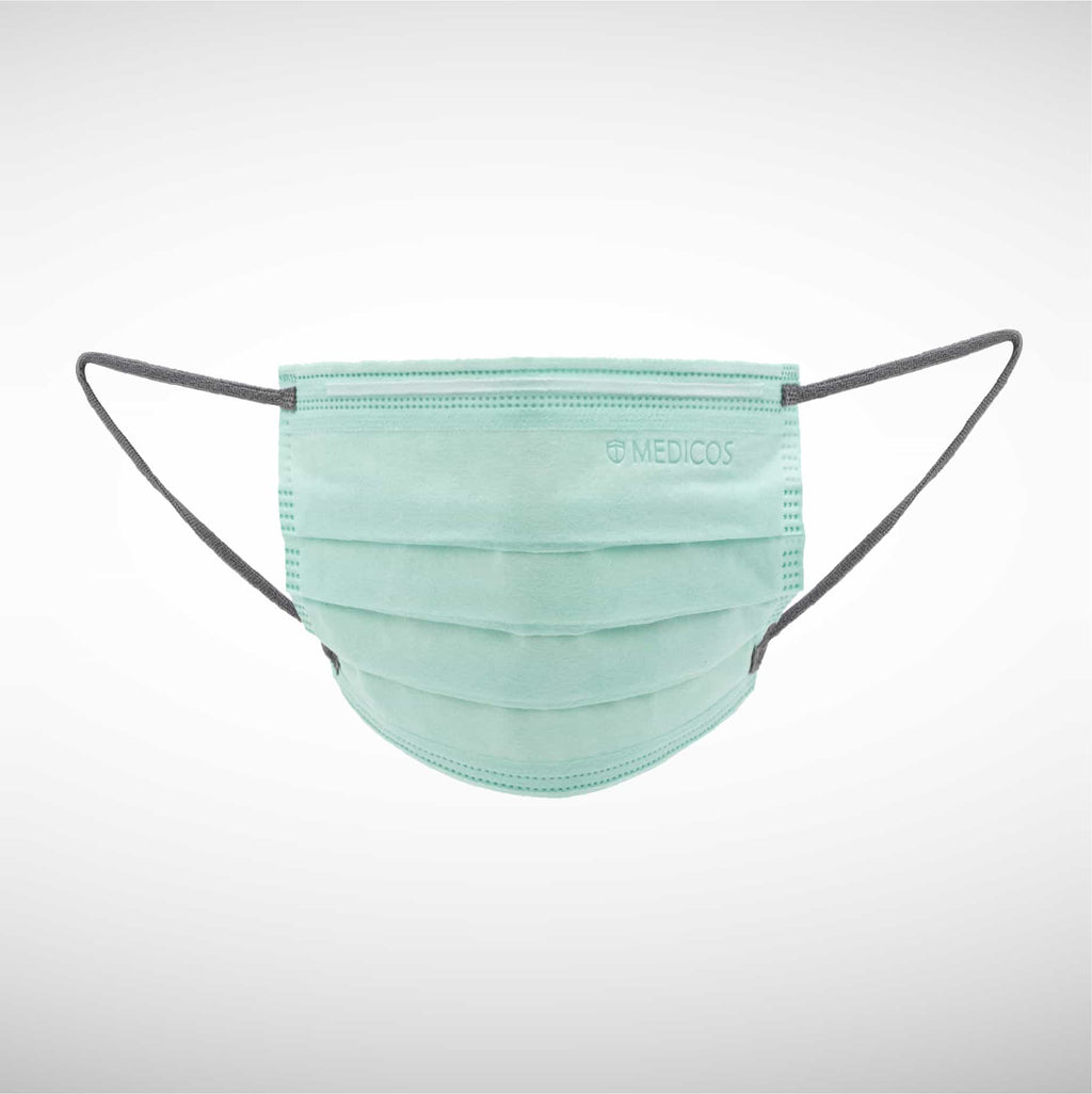 MEDICOS 4-ply HydroCharge™ Surgical Face Mask - Slim Fit [10pcs/box]