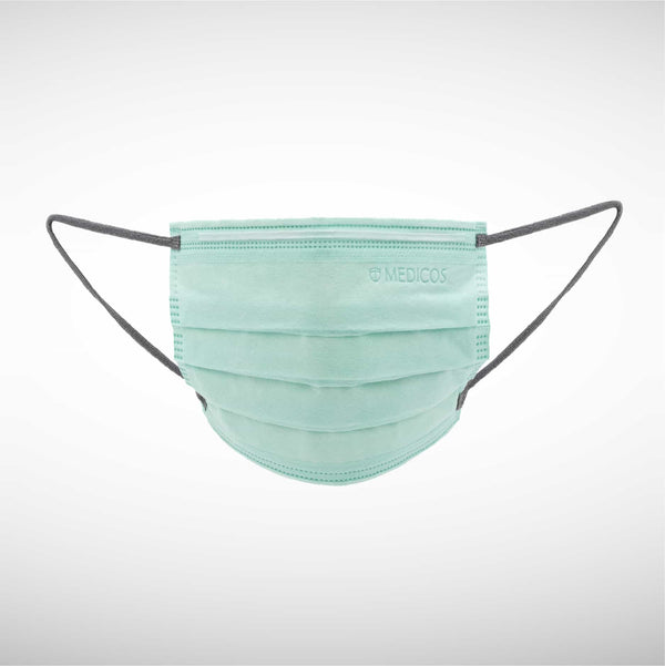 10 pcs HydroCharge™ Slim Fit 4ply Surgical Face Mask (Minty Green)