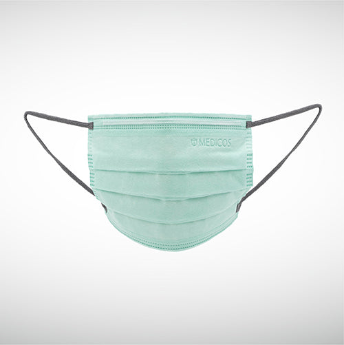 MEDICOS 4-ply HydroCharge™ Surgical Face Mask - Regular Fit