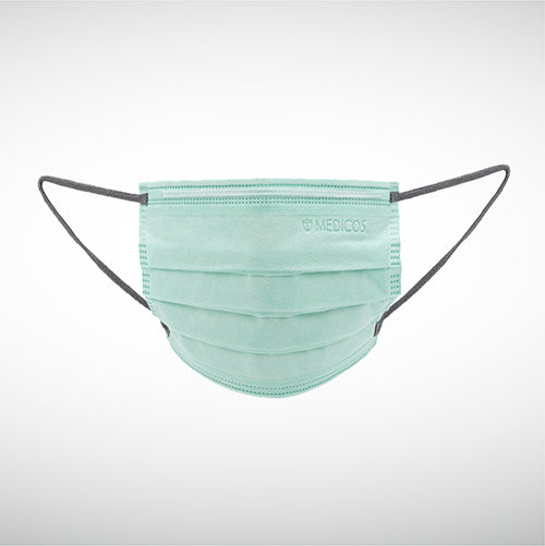 10 pcs HydroCharge™ Regular Fit 4ply Surgical Face Mask (Minty Green)