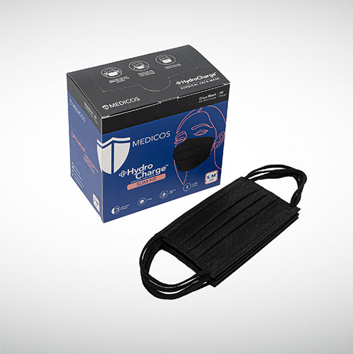 MEDICOS 4-ply HydroCharge™ Surgical Face Mask - Slim Fit